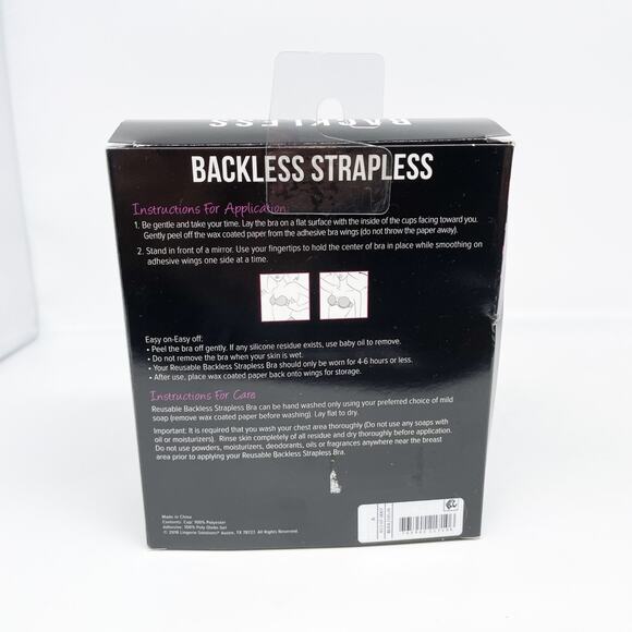 Fashion Forms Women's Adhesive Backless Strapless Bra Nude Size A - Picture 3 of 5